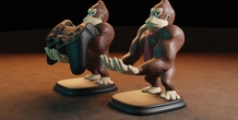 3D Printed Donkey Kong Porta Mando PS4 by Aslan3d