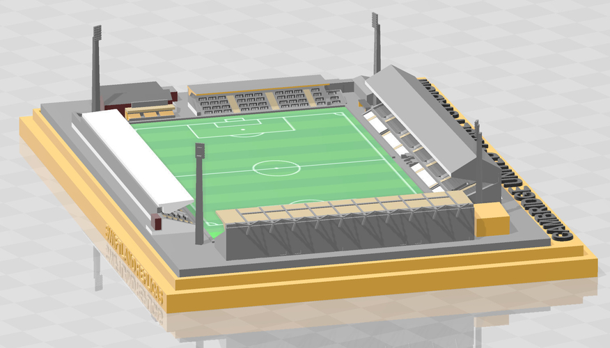 Cambridge United - Abbey Stadium 3D Print 329839