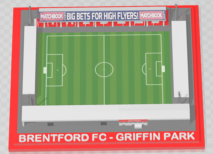 Brentford FC - Griffin Park 3D Print 329843