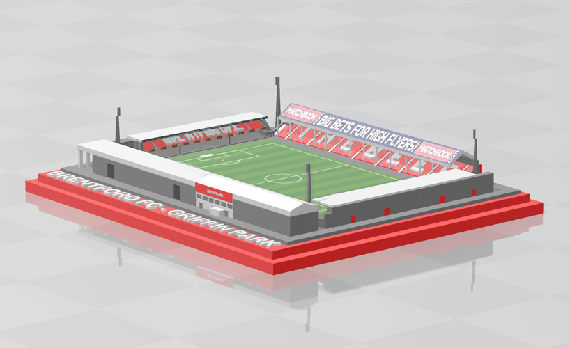 Brentford FC - Griffin Park 3D Print 329847