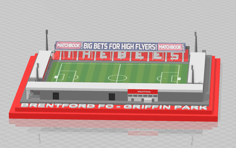 Brentford FC - Griffin Park 3D Print 329848