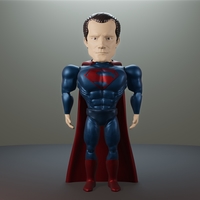 Small SUPERMAN ARTICULADO 3D Printing 330042