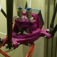 Delta dual extruder mount and platform - Thumbnail 2