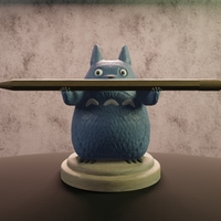 Small Totoro porta pluma 3D Printing 330432