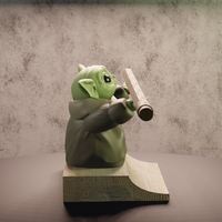 BABY YODA PORTA LAPICERO - Thumbnail 6