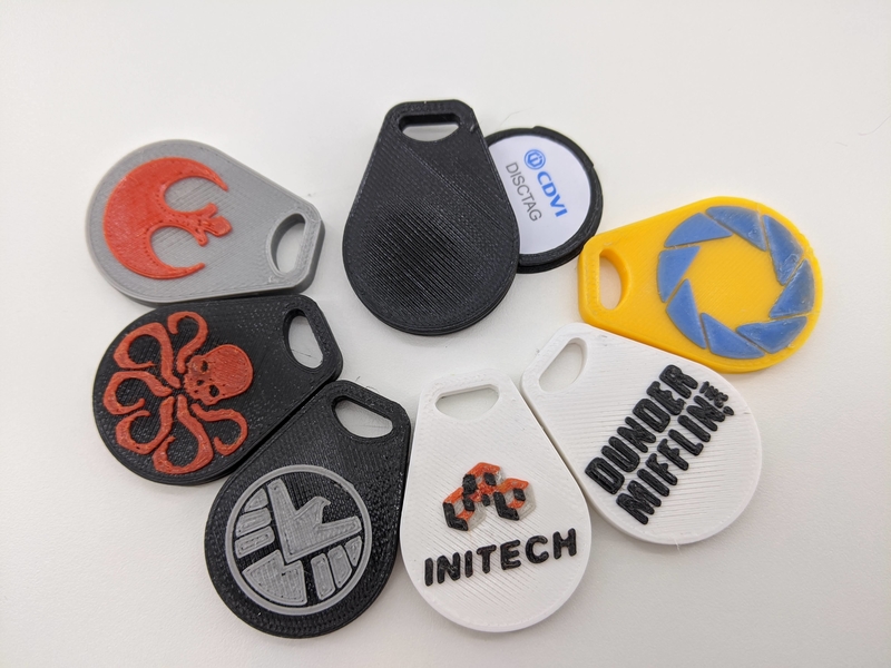 Keychain FOB Holder for DISCTAGs