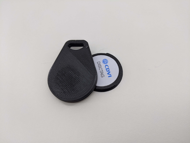 Keychain FOB Holder for DISCTAGs 3D Print 331147