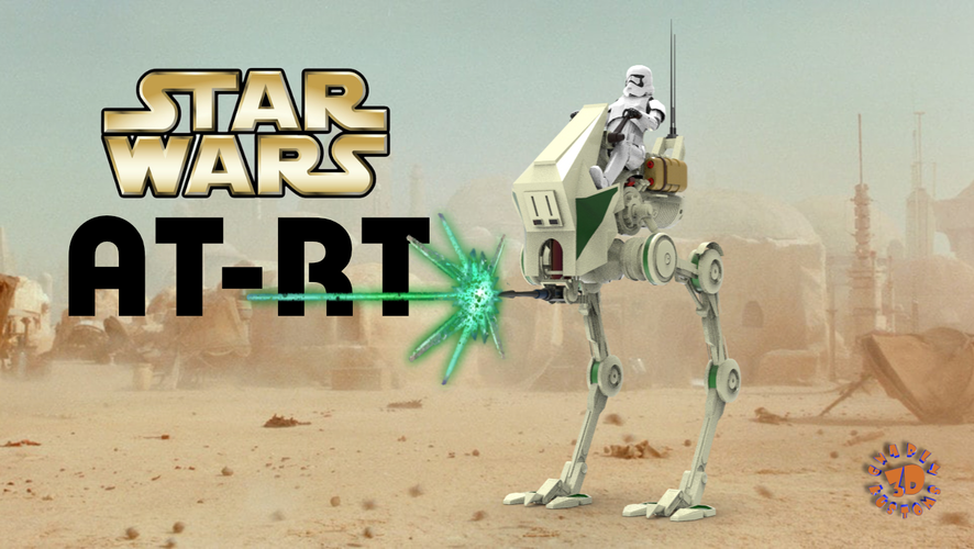 AT-RT - STAR WARS - 1:12 Scale - Ready for 6" figures 3D Print 331363