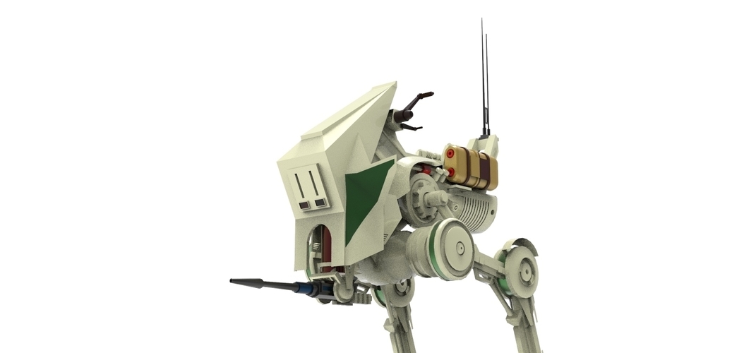 AT-RT - STAR WARS - 1:12 Scale - Ready for 6" figures 3D Print 331377