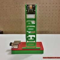 Tom's Raspberry Pi Camera Mount V3 + (optional) LED Mount V1 - Thumbnail 1