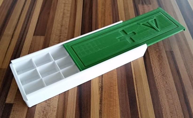 Tom's Whole Week Pills Box (V1) 3D Print 33150