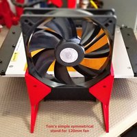 Tom's simple symmetrical stand for 120mm fan (V1) - Thumbnail 2