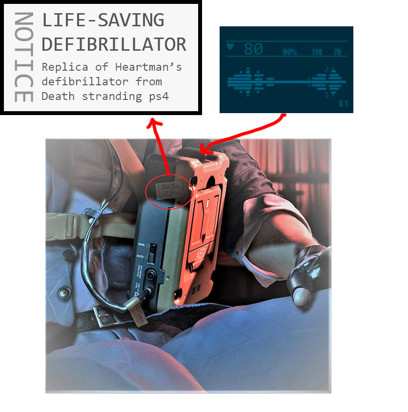 Death stranding Heartman AED 3D Print 331644