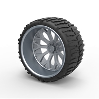Small Offroad wheel for lifted trucks 2 3D Printing 331934