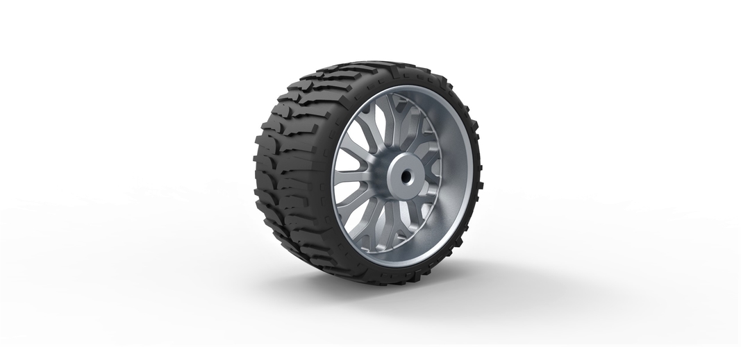 Offroad wheel for lifted trucks 2 3D Print 331937