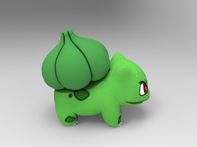 Bulbasaur-Pocket Monsters 3D Print 33230