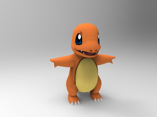 ▷ Puzzle 3D Pixo Pokemon - Charmander