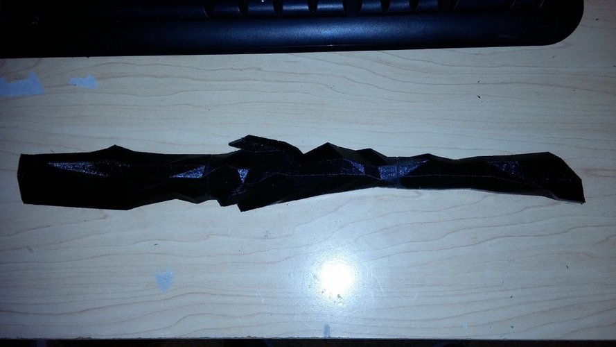 Skyrim 24 inch Ebony Sword 3D Print 33302