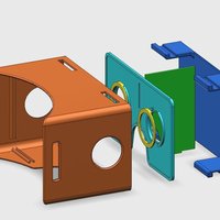 Printed Google Cardboard (version 1.2) - Thumbnail 9