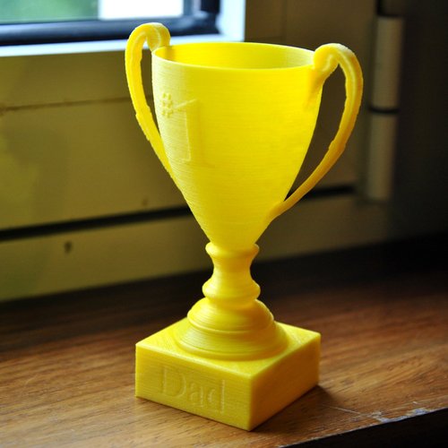 3D Printed Customizable Mini Trophy by Helder L Santos Pinshape