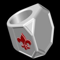 Small scouts neckerchief slide 3D Printing 33522