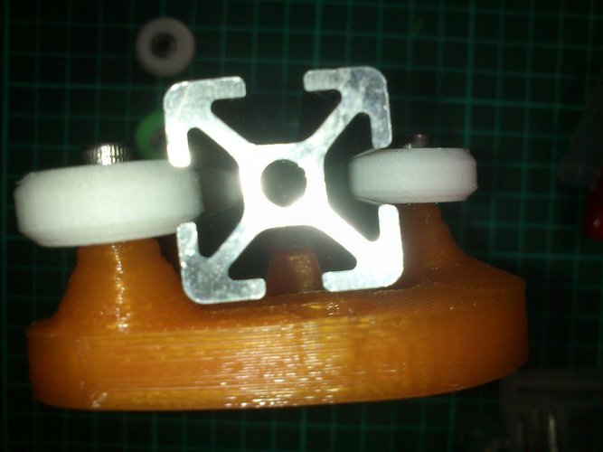 Kossel 2020 flex printed  roller 3D Print 33551