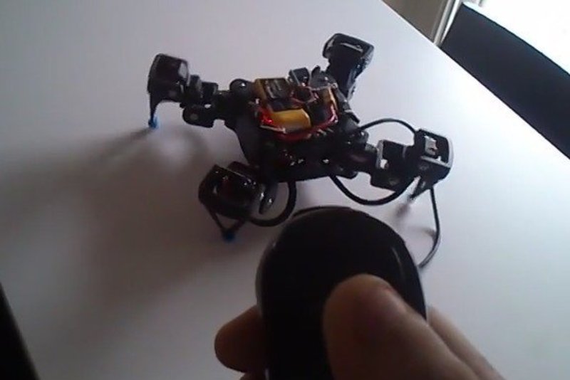 18DOF Hexapod To 12DOF Quadruped modifications