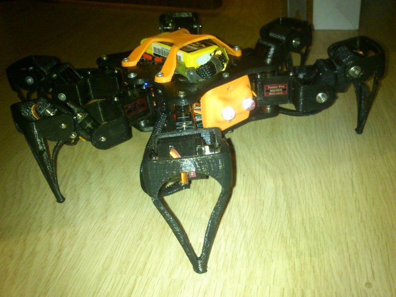 Update Hexapod 18 dof micro servo