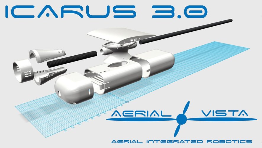 Icarus 3.0 Hobby FPV Version 3D Print 33586