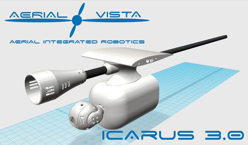 Icarus 3.0 Hobby FPV Version 3D Print 33587