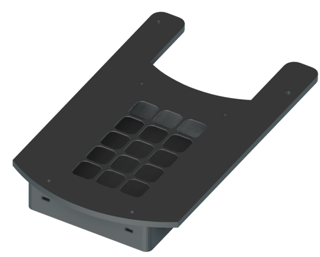 Stream Deck mount Fanatec CSW V2.5 V2 3D Print 335908