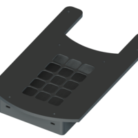 Small Stream Deck mount Fanatec CSW V2.5 V2 3D Printing 335908