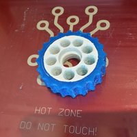 Dual extrusion 65mm Robot Idler Tire - Thumbnail 2