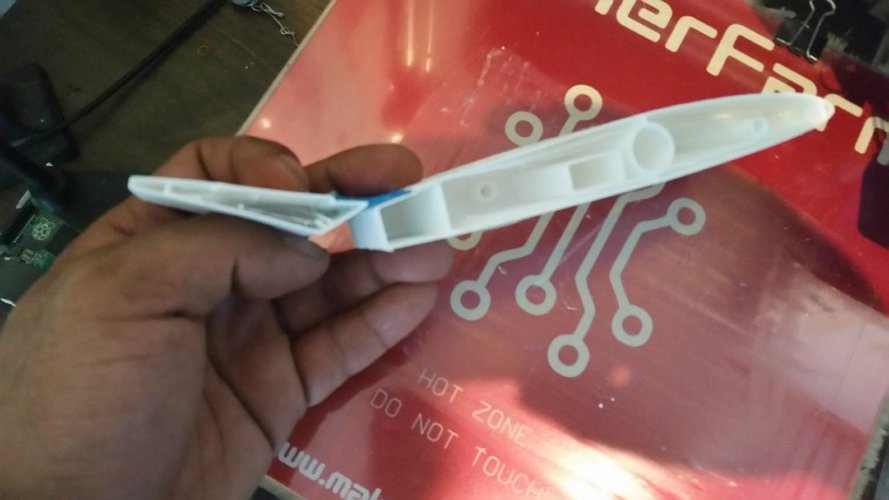 3D printed UAV wing with printed hinge 3D Print 33598