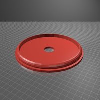 Cherry Tomato Pi Glass Domed Server - Thumbnail 2