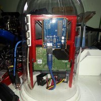 Cherry Tomato Pi Glass Domed Server - Thumbnail 6