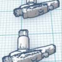 Lego Captain Kirk Chair with Phasers - Thumbnail 2