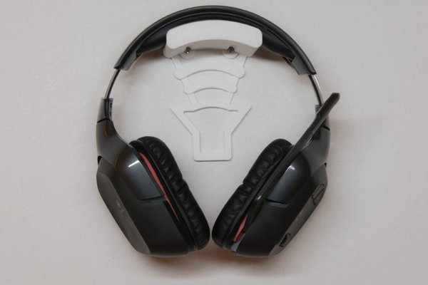 Headphone Holder 1 (Wall Mounted)