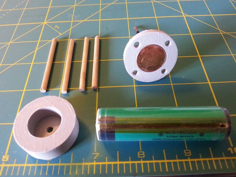 18650 to 2 D Cell Adapter