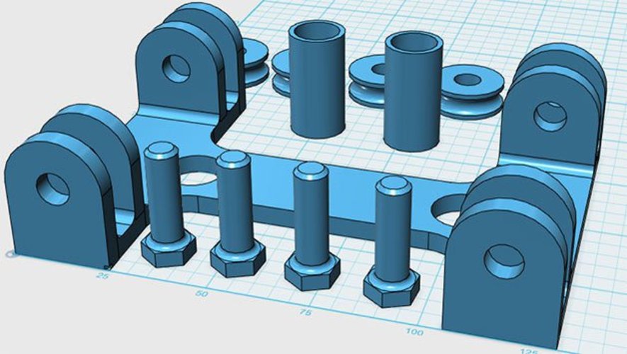Printrbot Simple Metal Spool Holder V. 2 3D Print 33896