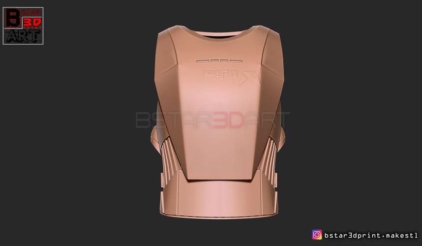 First Order JET TROOPER - Chest Armor - backpack -Starwars 3D Print 339706
