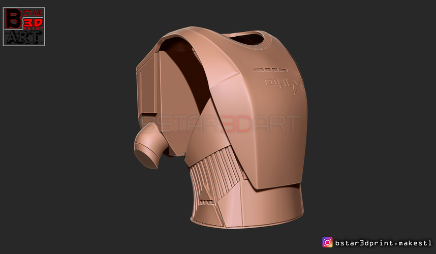 First Order JET TROOPER - Chest Armor - backpack -Starwars 3D Print 339712