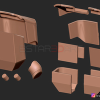First Order JET TROOPER - Chest Armor - backpack -Starwars - Thumbnail 23