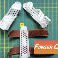 Small Finger orthosis 3D Printing 339744
