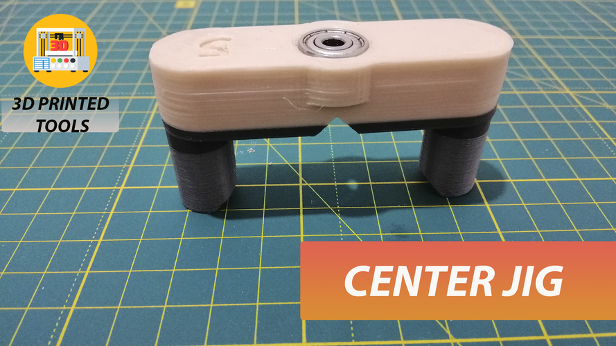 Center doweling jig 5mm 3D Print 339745