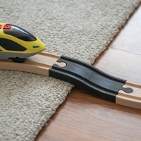 Carpet step up transition for wooden train track - Thumbnail 1