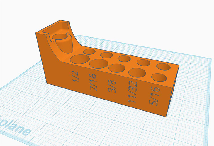 10 Piece Micro Ratchet Driver Set Holder 3D Print 339822