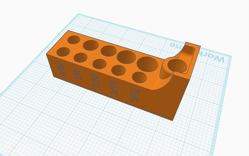10 Piece Micro Ratchet Driver Set Holder 3D Print 339823