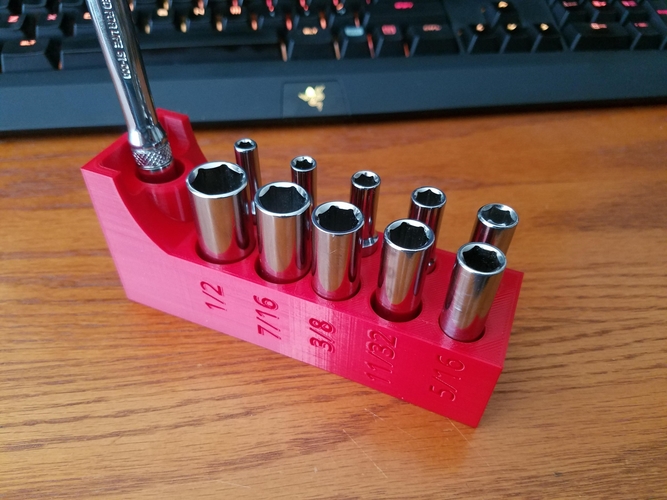 10 Piece Micro Ratchet Driver Set Holder 3D Print 339825