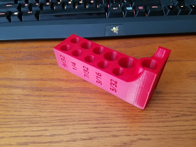 10 Piece Micro Ratchet Driver Set Holder 3D Print 339826